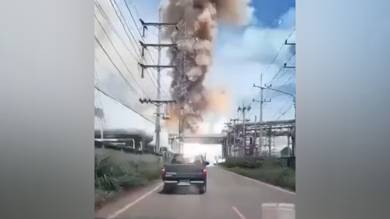 เปิดคลิปนาทีระทึก "หม้อแปลงระเบิด" ในโรงไฟฟ้านิคม 304