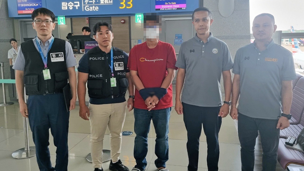 ล่าข้ามประเทศรวบโจรปล้นทอง ไปเกาหลีลอบทำงาน ย้ายที่พักเรื่อยหนี ตร.