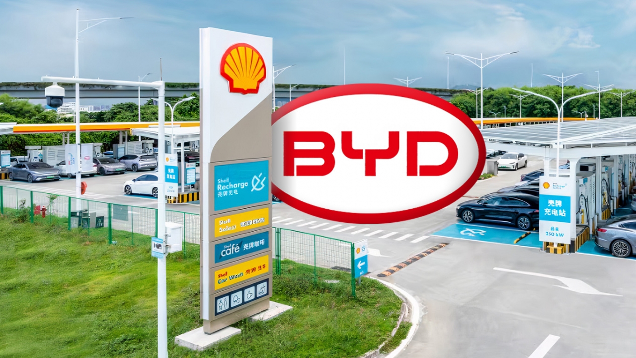 Shell-BYD ร่วมทุนเปิดสถานีชาร์จ EV แห่งใหม่ในจีน ใหญ่สุดเท่าที่เคยทำมา รองรับมากกว่า 3,300 คัน