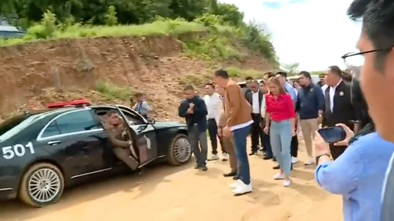 "นายกฯ เศรษฐา" แจง ไม่ได้ดุ ชี้นิ้วให้ ตร.ลงจากรถ แค่ให้ดับเครื่องยนต์