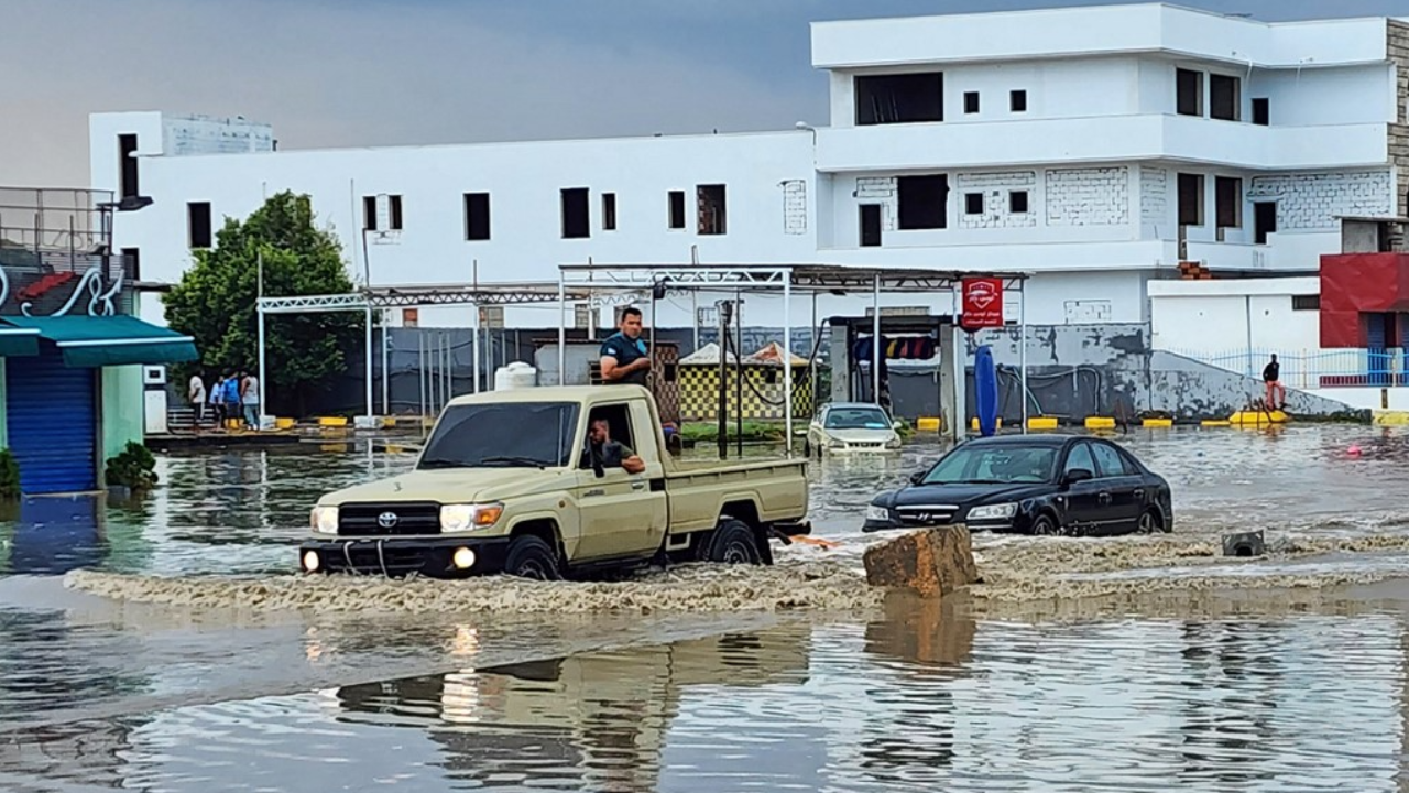 น้ำท่วมใหญ่บริเวณภูมิภาคทางภาคตะวันออกของลิเบีย 