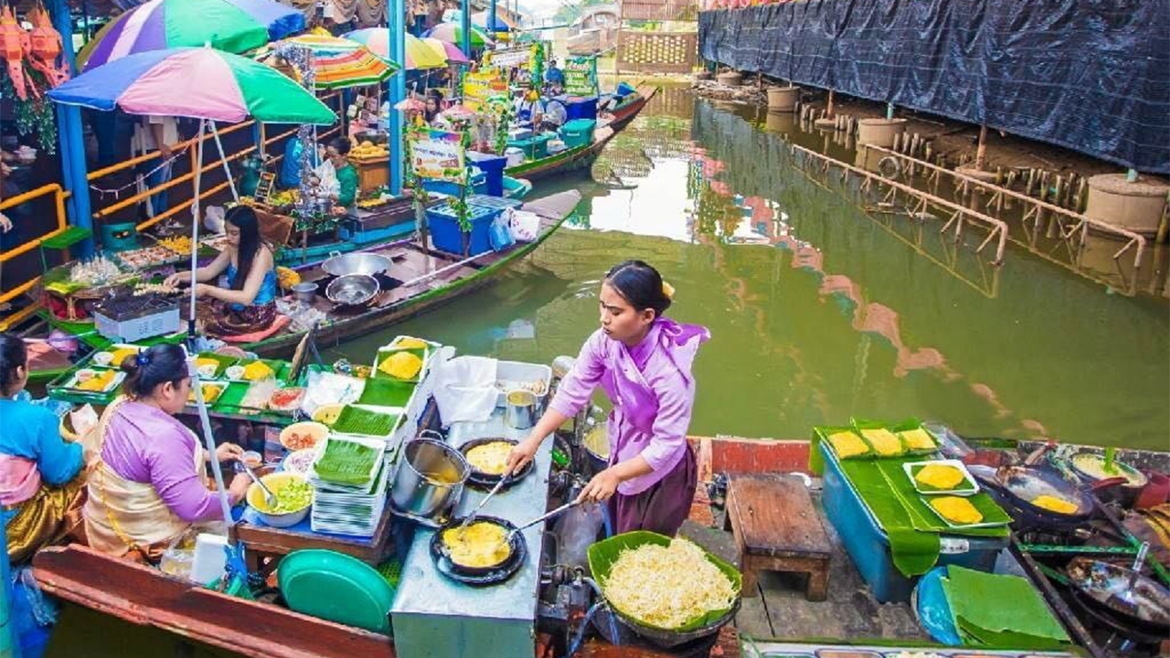 กระทรวงวัฒนธรรมลั่นฆ้องเปิด “ตลาดน้ำกรุงเก่าวัดท่าการ้อง”