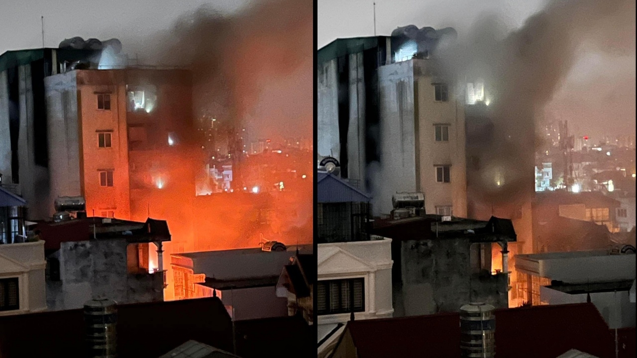 ไฟไหม้อพาร์ตเมนต์ 10 ชั้น ในฮานอย เสียชีวิตนับสิบศพ