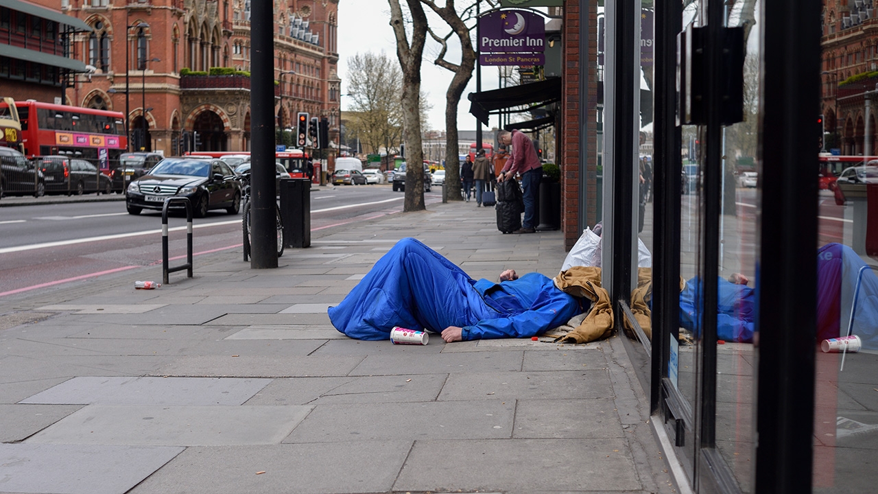 คนไร้บ้านเพิ่มจำนวนขึ้นมาก