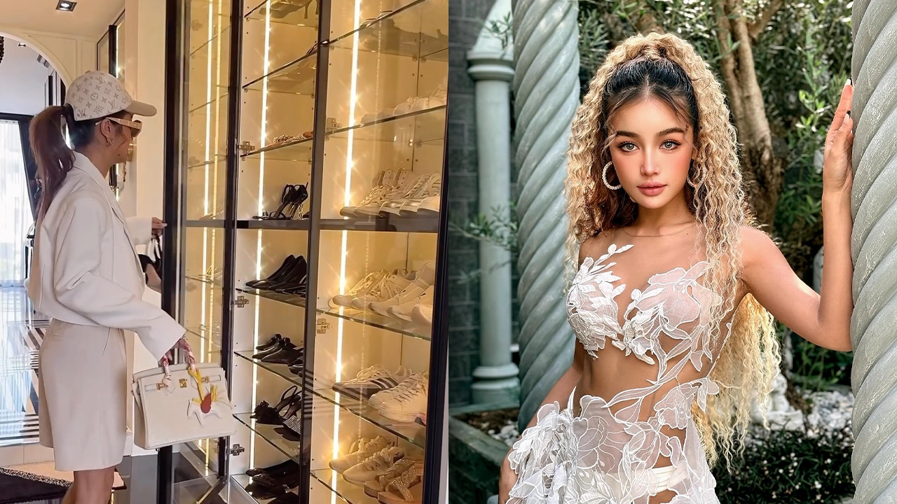 กระแต อาร์สยาม เปิดห้องแต่งตัวที่บ้าน อลังการมากนึกว่าช็อปแบรนด์เนม