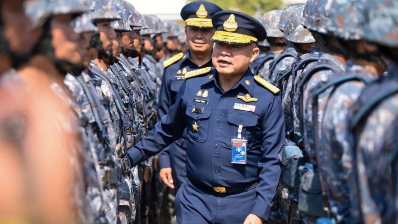 ผบ.ทอ.ตรวจการฝึกด้วยกระสุนจริง และป้องกันที่ตั้งทางทหารของ นนอ.ปี 1-2