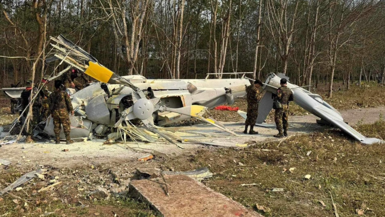 กองทัพกะเหรี่ยงโว  หน่วยสไนเปอร์ยิง ฮ.เมียนมาตก นายพลพร้อมสมุนตายยกลำ