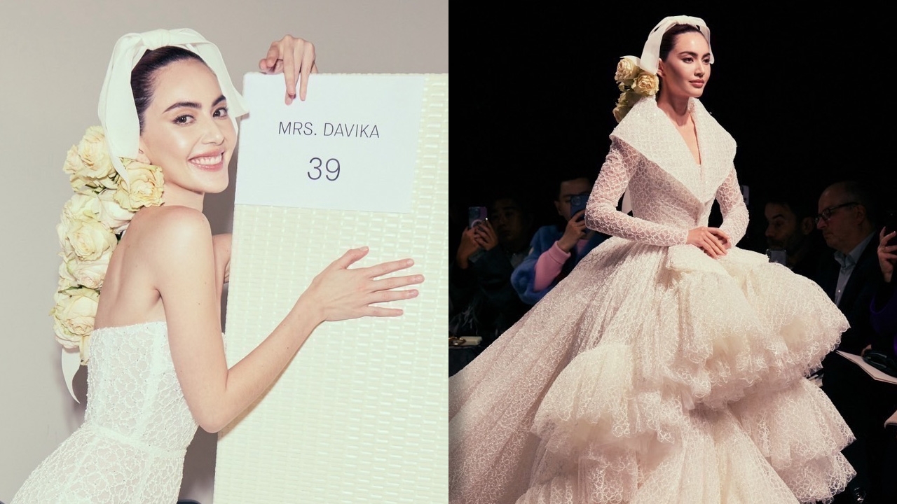 สะเทือนเวทีโลก ใหม่ ดาวิกา คนไทยหนึ่งเดียว ได้เดินฟินาเล่ ปิดโชว์บนรันเวย์ปารีส