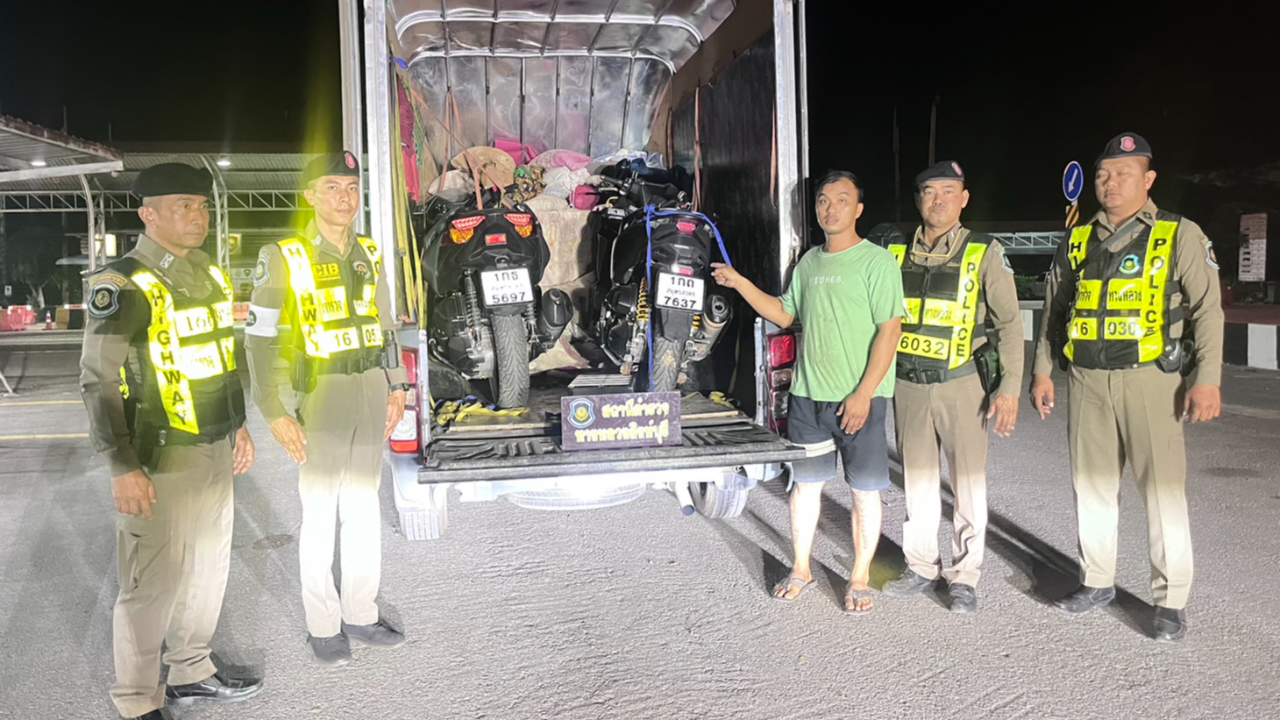 จับแก๊งโจรกรรม จยย. ใส่กระบะตู้ทึบ ส่งผ่านภาคเหนือขายประเทศเพื่อนบ้าน