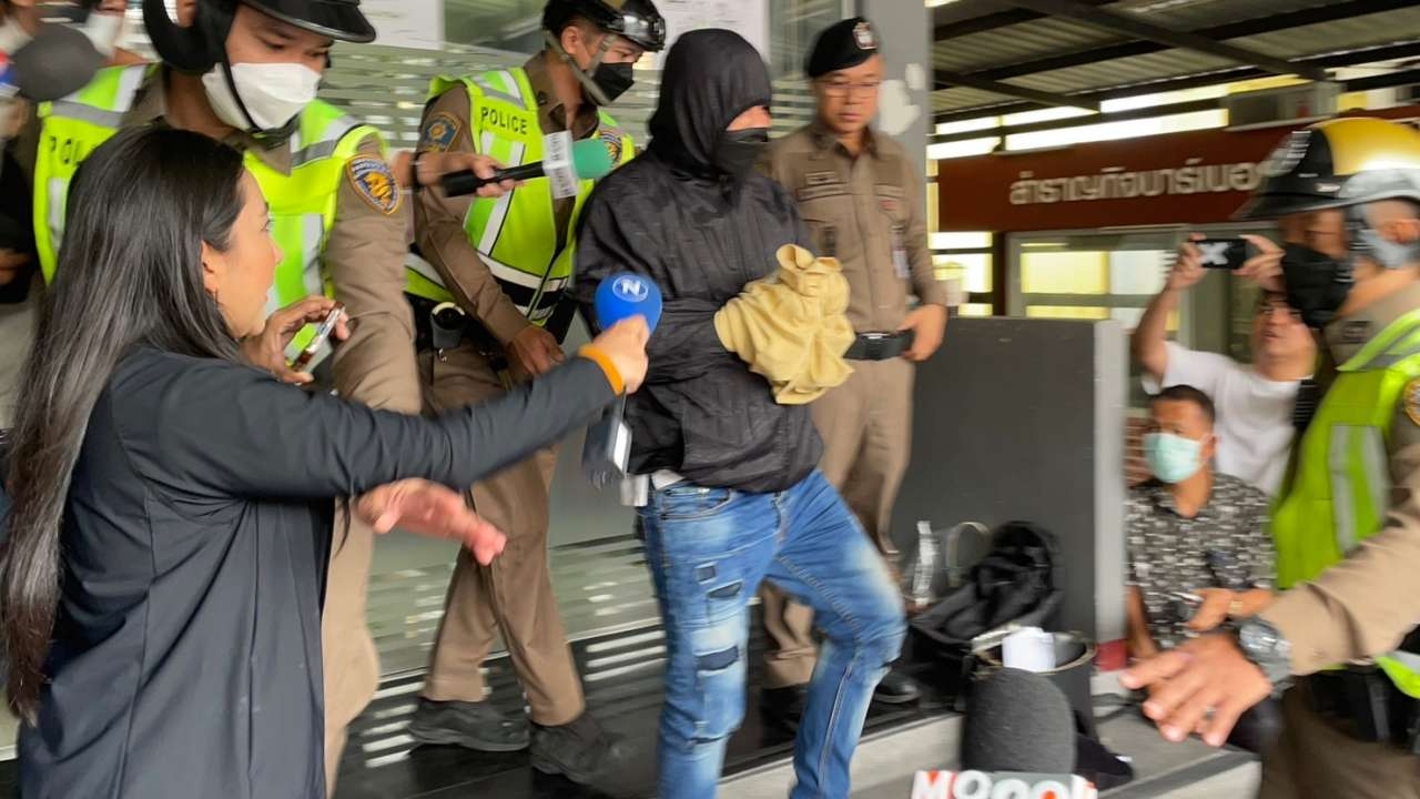 คุมดาบตำรวจมือยิงหนุ่มไรเดอร์ตาย ซ.รัชดา 3 ฝากขัง พร้อมค้านประกัน