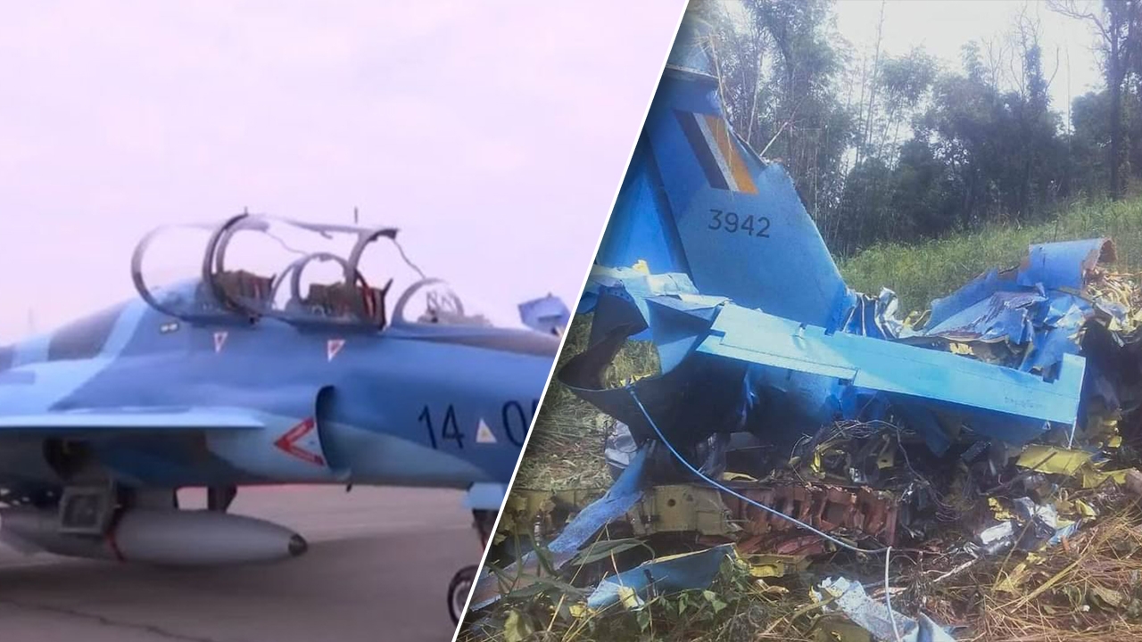 กกล.คะฉิ่นใช้จรวดแซม สอยเครื่องบินเจ็ต ทอ.เมียนมา ร่วงอีก 1 ลำ นักบินตาย 2 ศพ