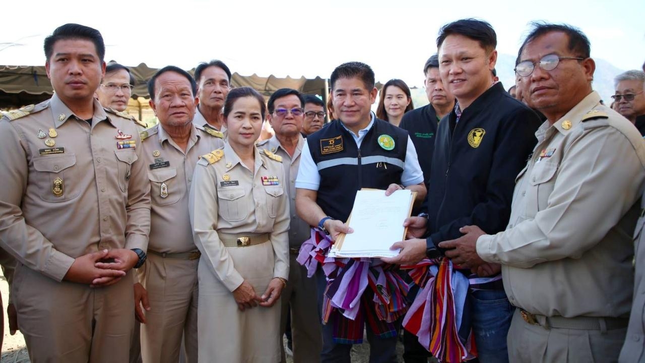 "ธรรมนัส" ไปเพชรบูรณ์ติดตามการพัฒนาโครงการแหล่งน้ำเพื่อการเกษตร อุปโภค-บริโภค
