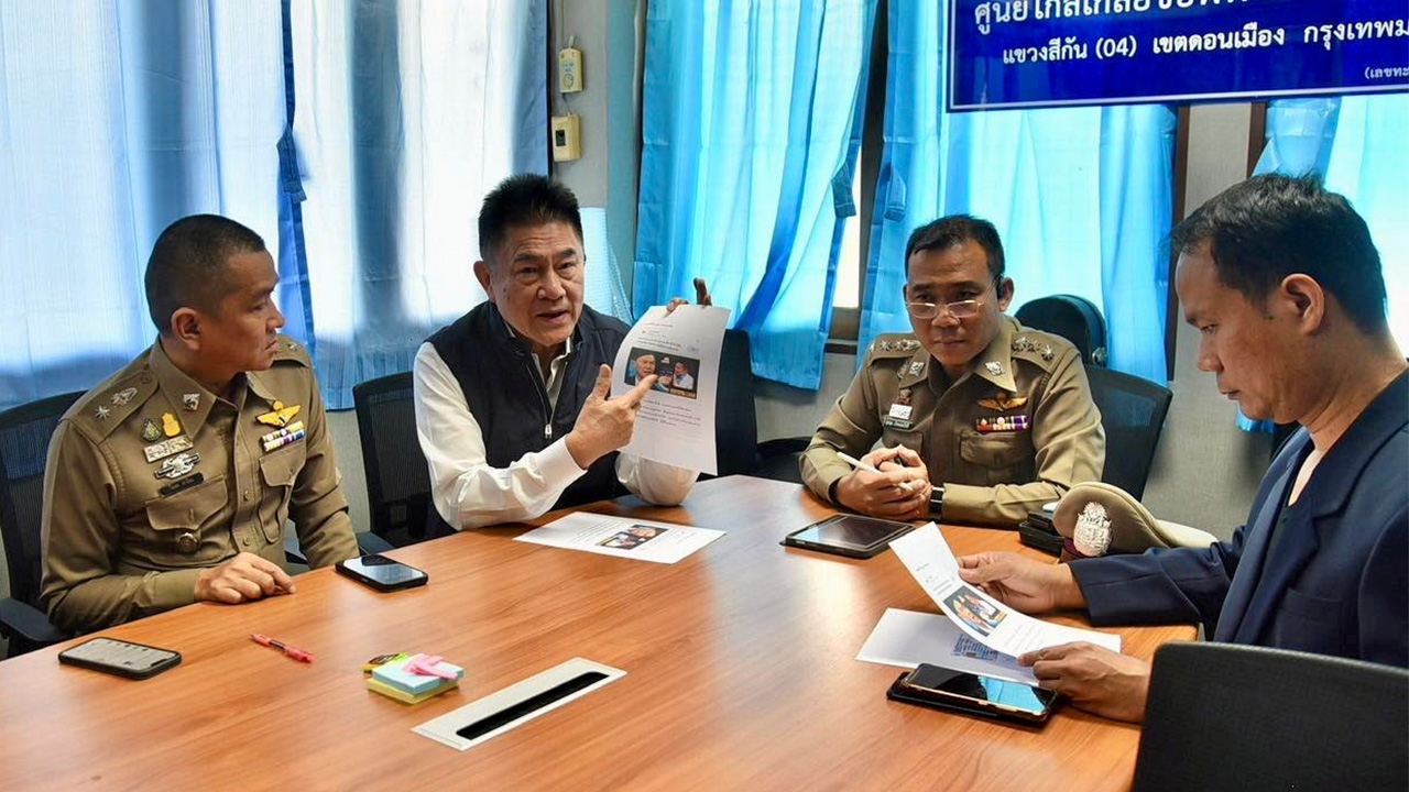 โร่แจ้งความยูทูบเบอร์หมิ่น “เรวัช-แต้ม” เป็นตำรวจไม่ดี