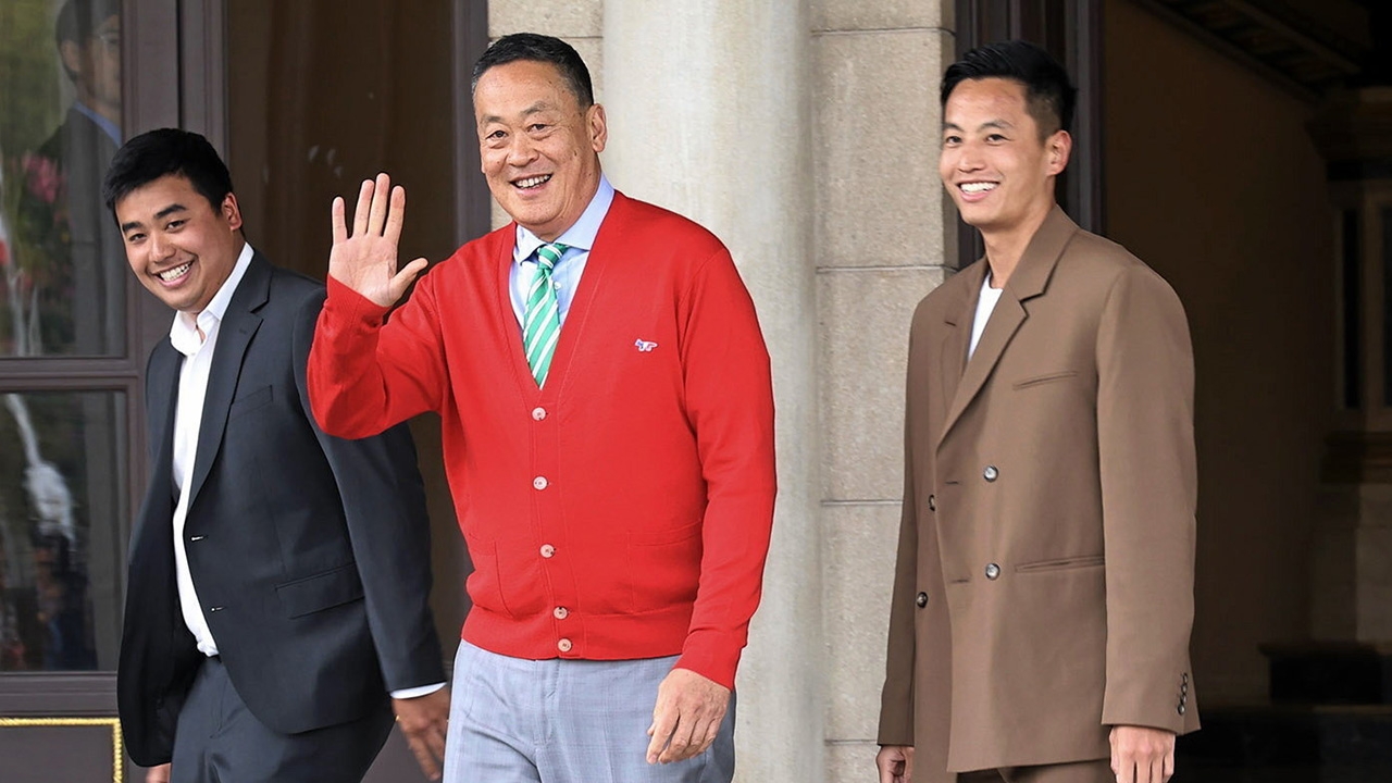 นายกฯโชว์ 2 ลูกชาย งานเลี้ยงสื่อ "พิธา-ก้าวไกล" มีลุ้น 31 ม.ค. 67 (คลิป)