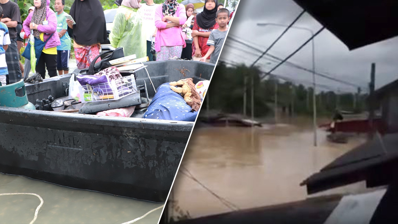 "ยะลา" ฝนหนัก "รามัน" อ่วม-น้ำหลากท่วมเกือบมิดหลังคา-เร่งอพยพชาวบ้าน