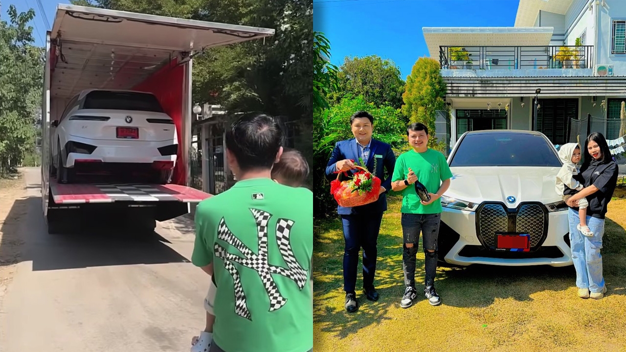 กระต่าย-ครูไพบูลย์ ถอยรถหรูป้ายแดงคันใหม่ แฟนๆ แห่ส่องเลขทะเบียน (คลิป)