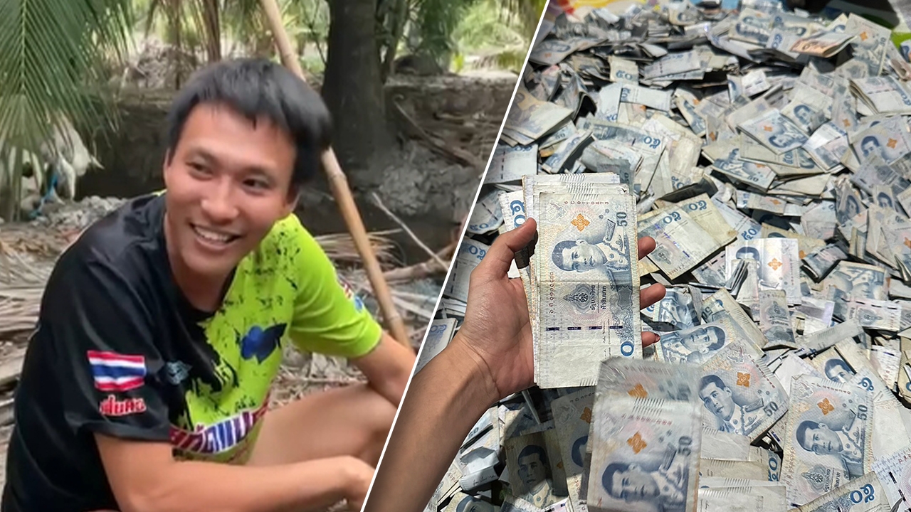 หนุ่มเพาะปลากัดขาย สะสมแบงก์ 50 ไม่ถึงปี เก็บเงินได้เกือบ 3 แสนบาท