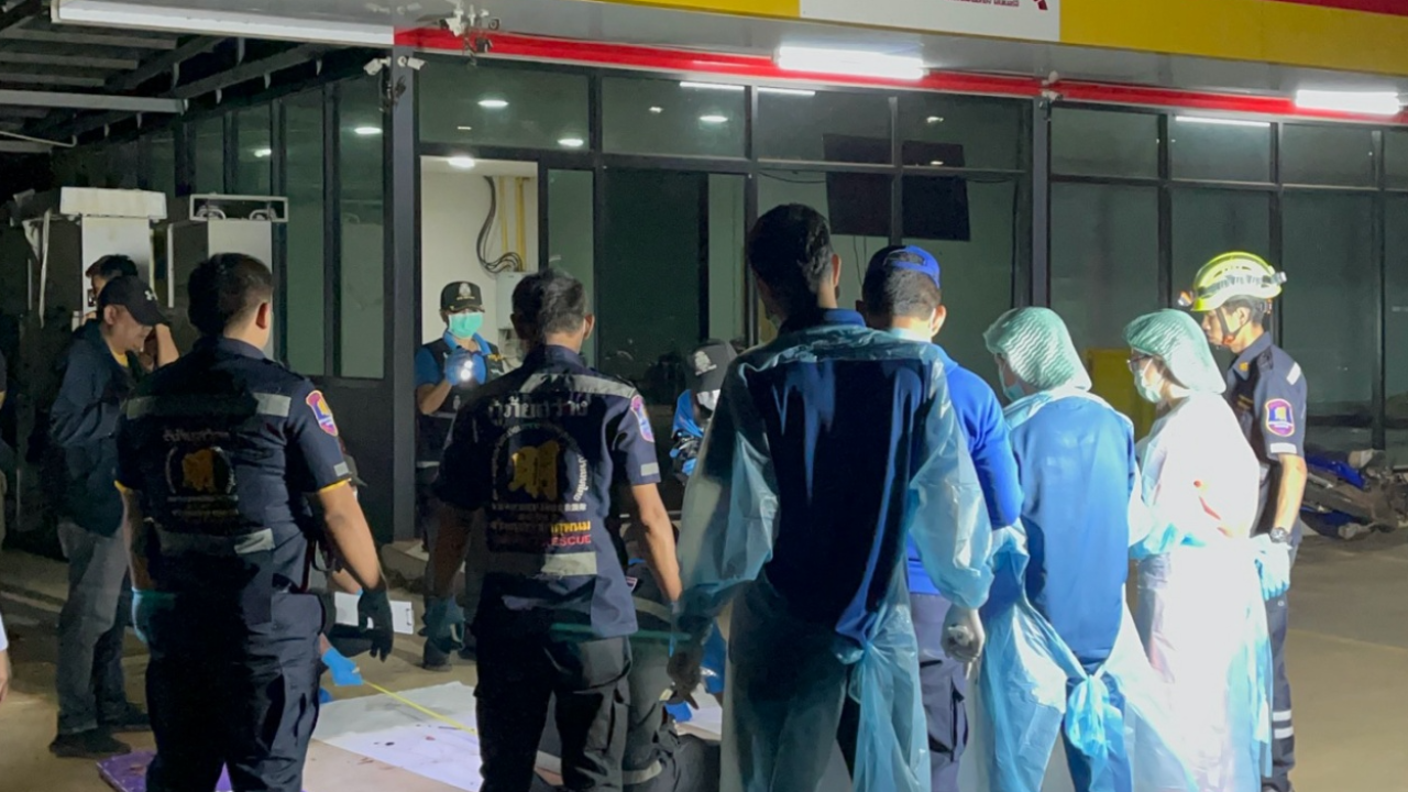 สุดเหี้ยม บุกฆ่าเด็กปั๊มไทย-ลาว ยิงฟันดับ 2 ศพ ยังไม่รู้สาเหตุ