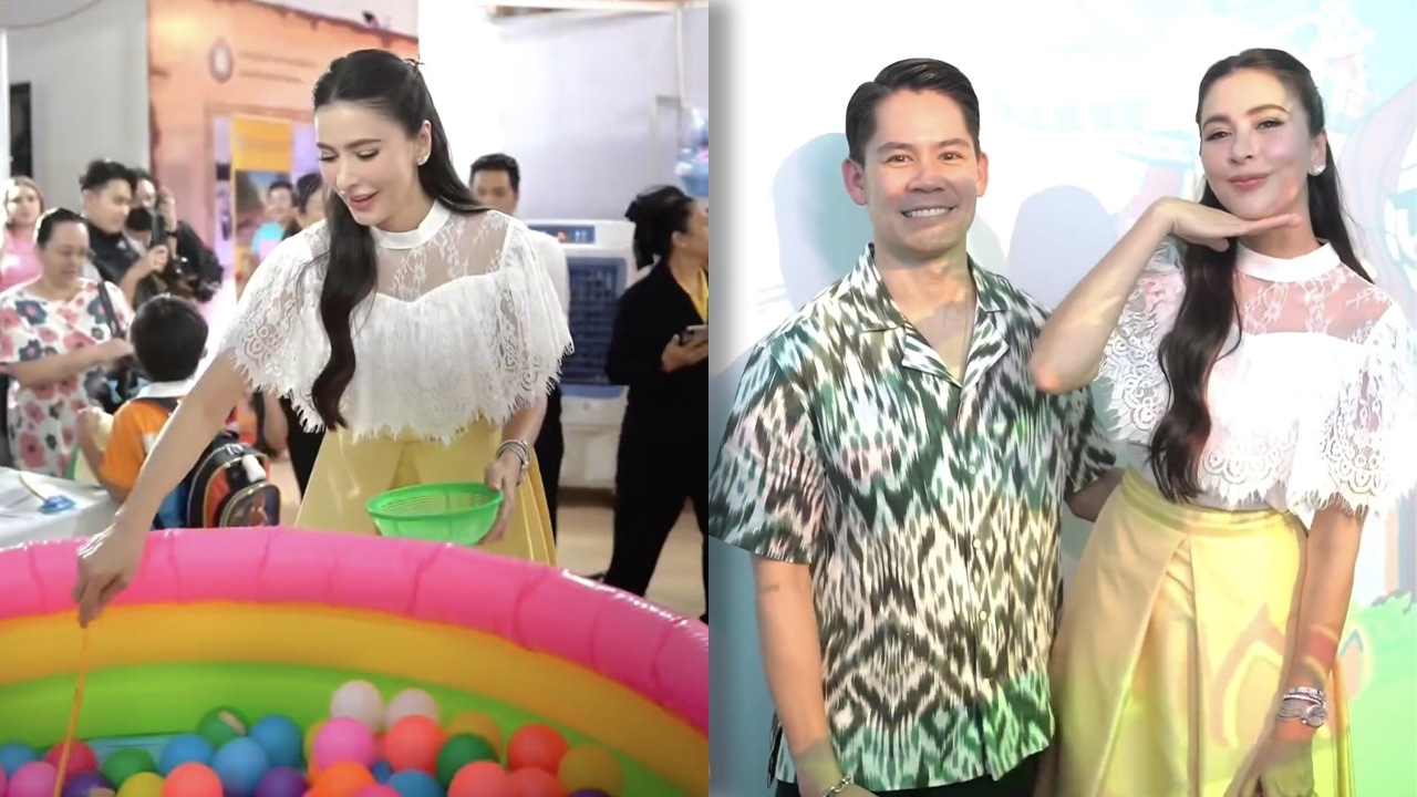 ริต้า ควง กรณ์ เที่ยวงานกาชาด เล่นสนุกมากจนไม่อยากกลับบ้าน 