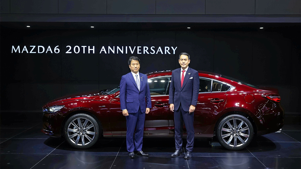 มาสด้าเซอร์ไพรส์มอเตอร์เอ็กซ์โป 2023 เปิดตัว Mazda6 รุ่นฉลอง 20 ปีมีแค่ 100 คัน