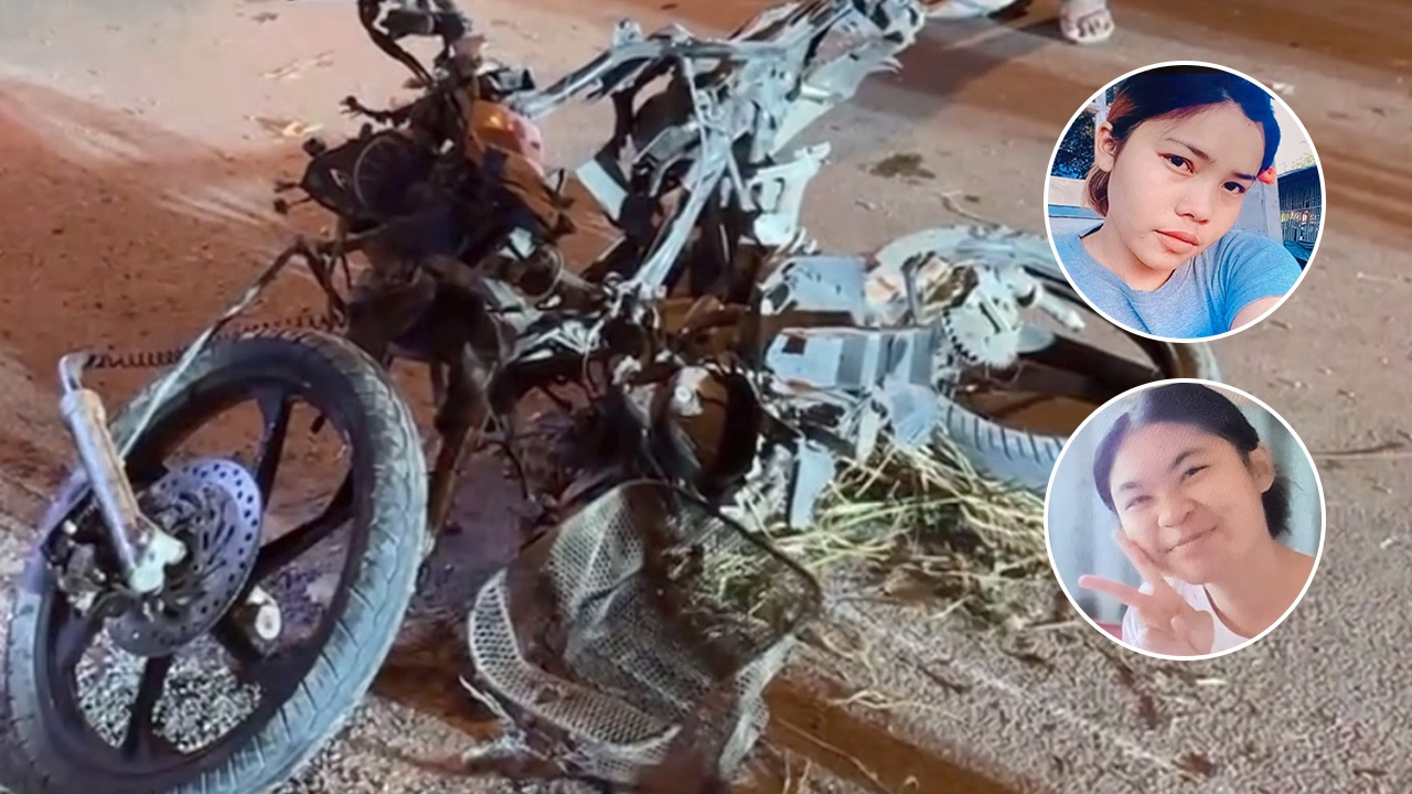 สลด น้องขี่จยย.ไปรับพี่สาวกลับบ้านเยี่ยมยาย ถูกรถยนต์ชนดับคาที่ 3 ศพ