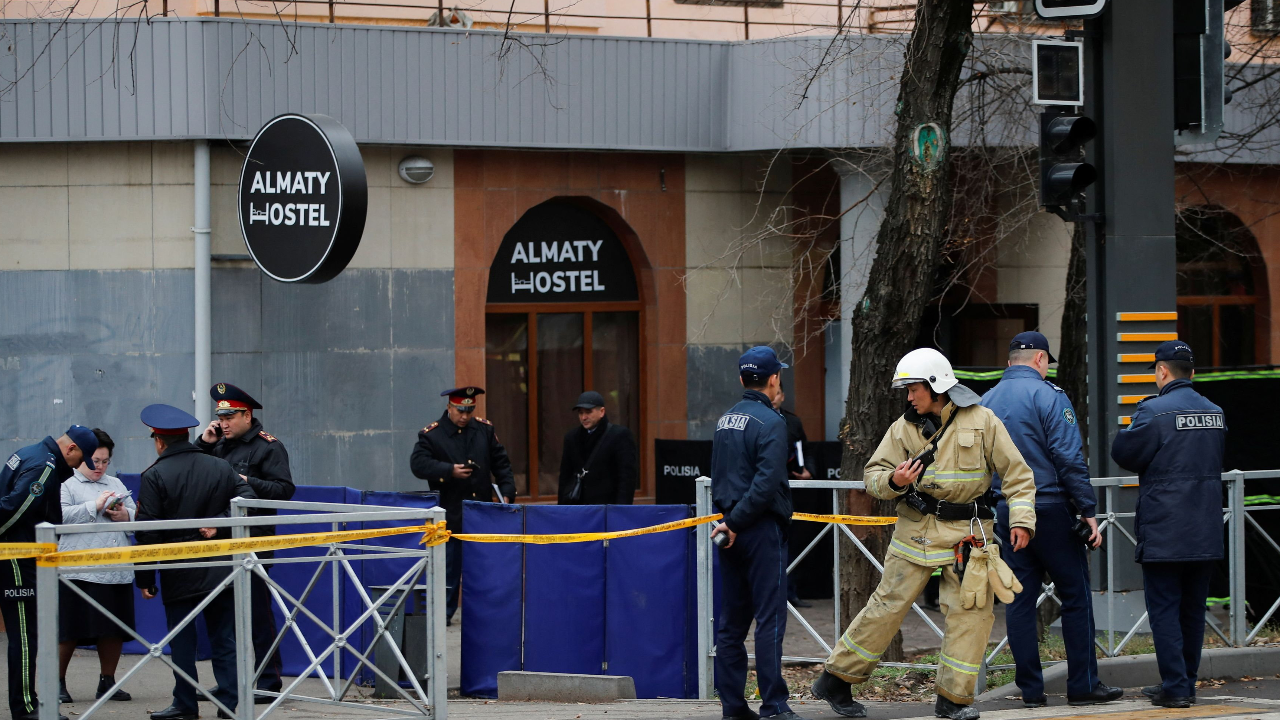 สลด ไฟไหม้โฮสเทลในคาซัคสถาน ตาย 13 ศพ