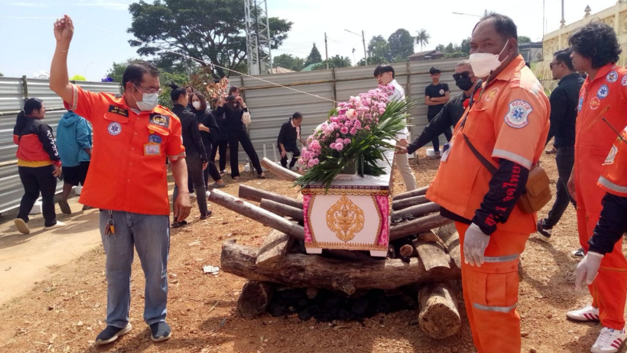 เผาพร้อมกัน แม่-ลูกสาว เหยื่อวิวาห์มรณะ เจ้าบ่าวนักกีฬาทีมชาติยิง 5 ศพ