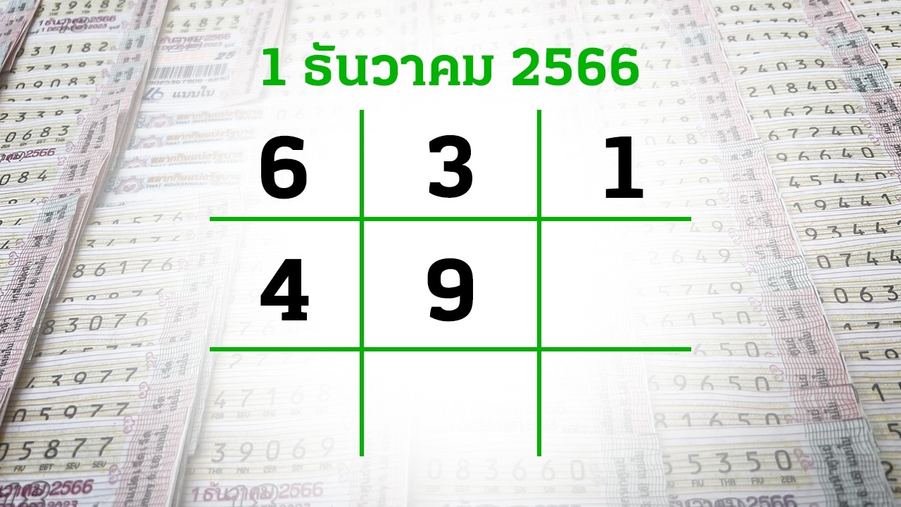 โค้งสุดท้ายหวย "เลขเด็ดงวดนี้" 1/12/66 ลุ้นโชคได้ที่ไทยรัฐทีวี-ไทยรัฐออนไลน์