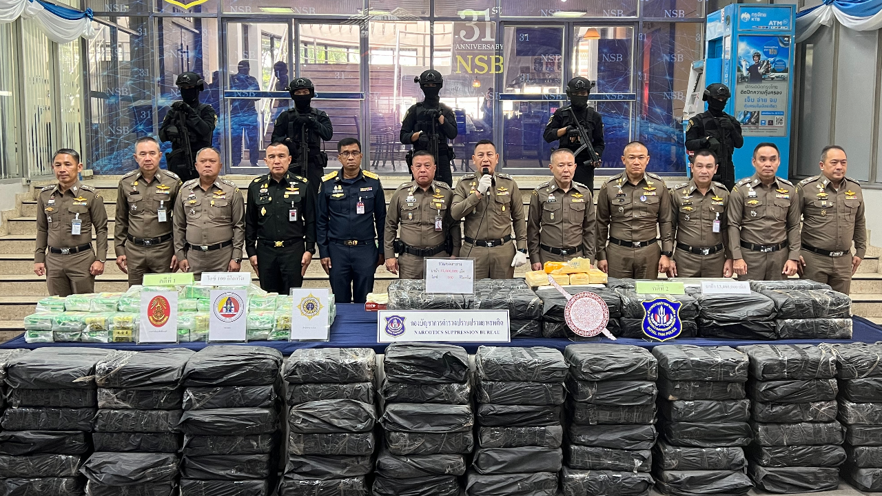 ปส.ทลาย 2 เครือข่ายค้ายาภาคเหนือ-อีสาน ยึดยาบ้ากว่า 14 ล้านเม็ด ไอซ์ 100 กก.