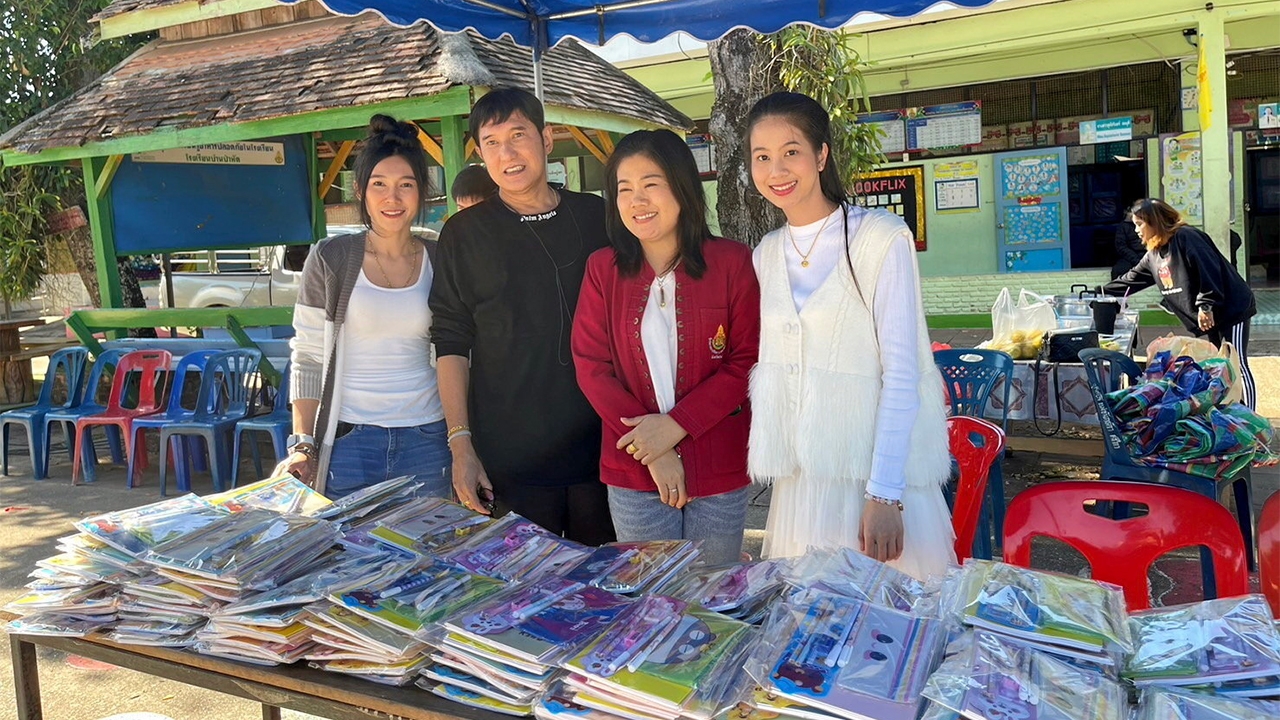 “ปู วิดิฐ” นำทีม “แม่นาคทะลุมิติ” บุกเหนือ สร้างขวัญกำลังใจให้เด็กๆ