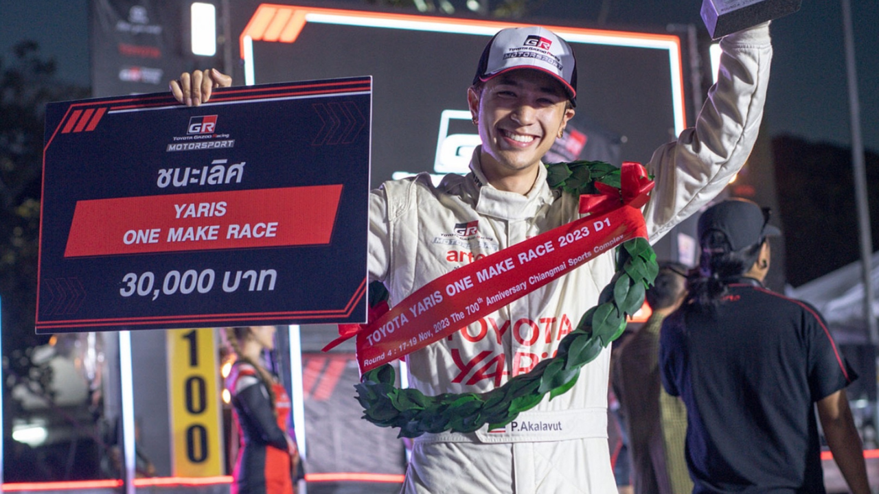 สุดปัง ปังปอนด์ อัครวุฒิ คว้าแชมป์แรก นักแข่งรถในสนามเชียงใหม่