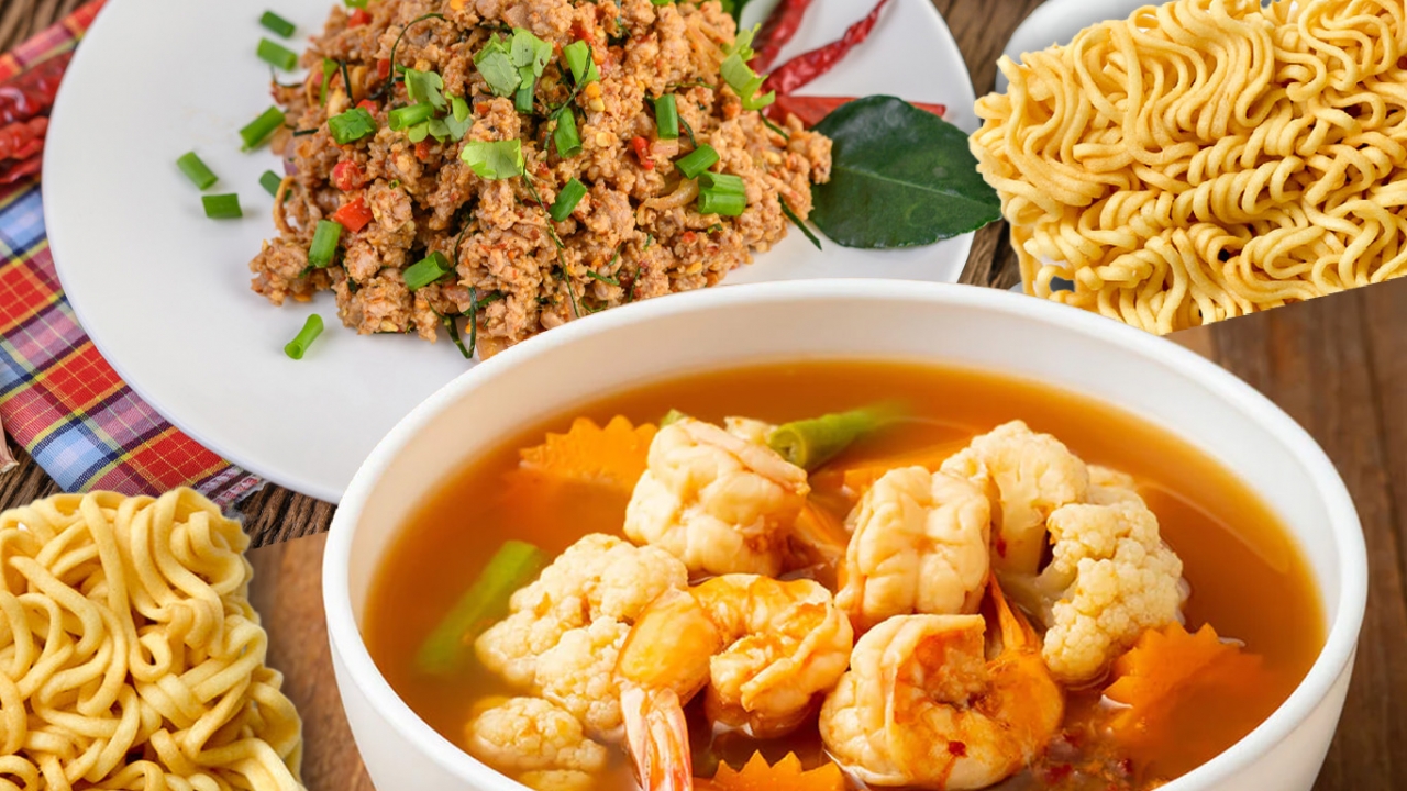 ประเทศไทย “ครัวของโลก” บะหมี่กึ่งสำเร็จรูป รสลาบ-แกงส้ม ขายดีในเกาหลี จับกระแส"เทรนด์อาหารปี 2024"