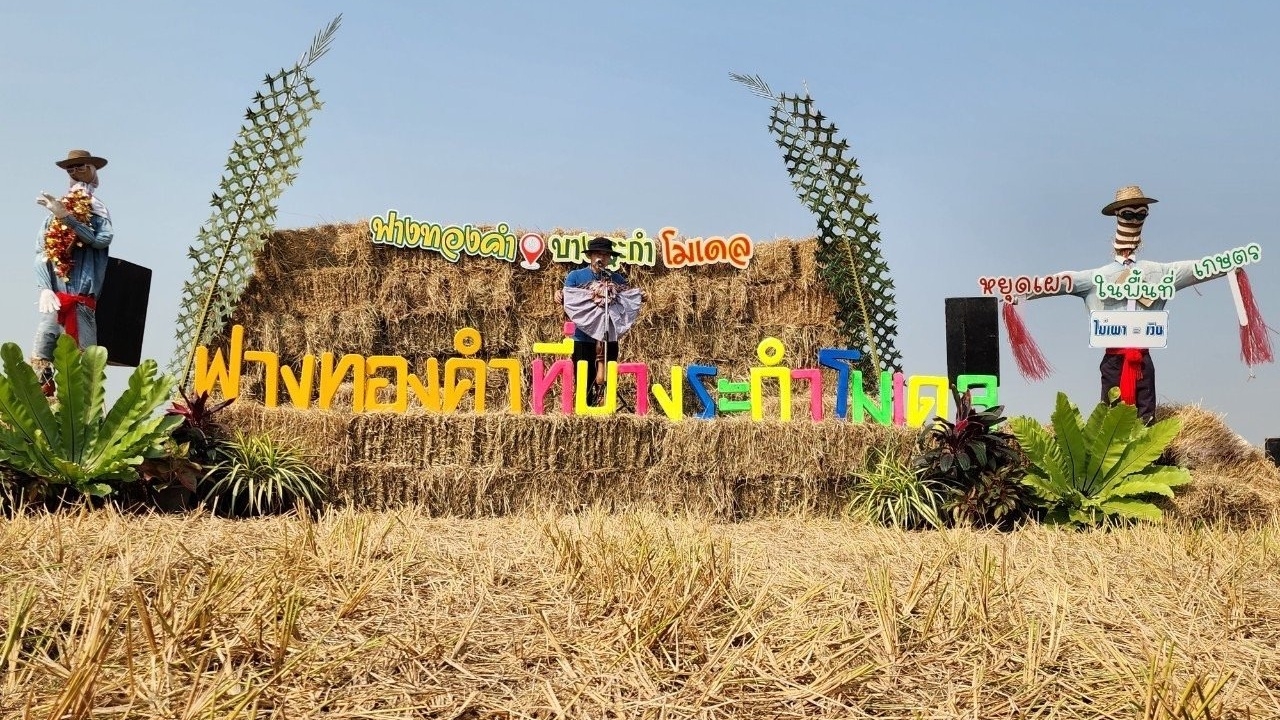 โชว์ความสำเร็จ "ทุ่งบางระกำโมเดล" เพิ่มมูลค่าฟางข้าว สร้างรายได้ลดการเผาได้