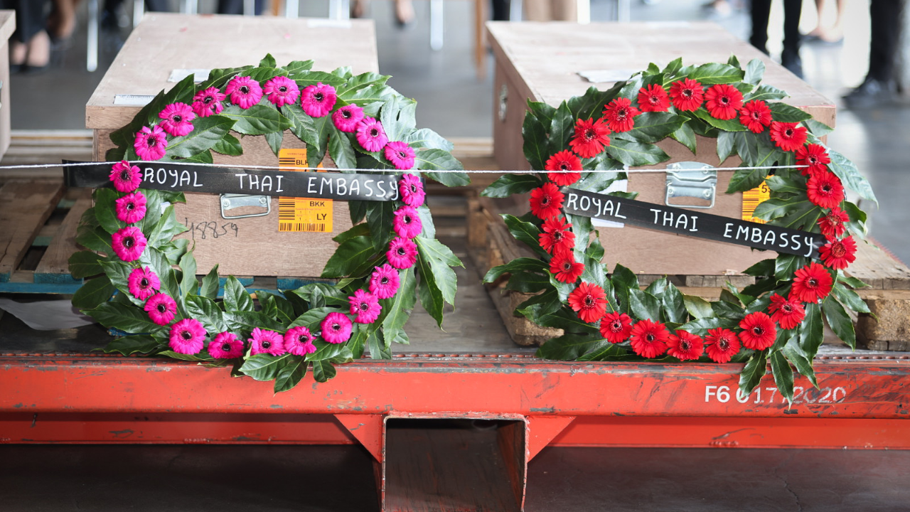 5 ศพแรงงานไทยชุดที่ 5 ถึงไทย ส่งกลับภูมิลำเนา บุรีรัมย์-อุดรธานี-เชียงราย