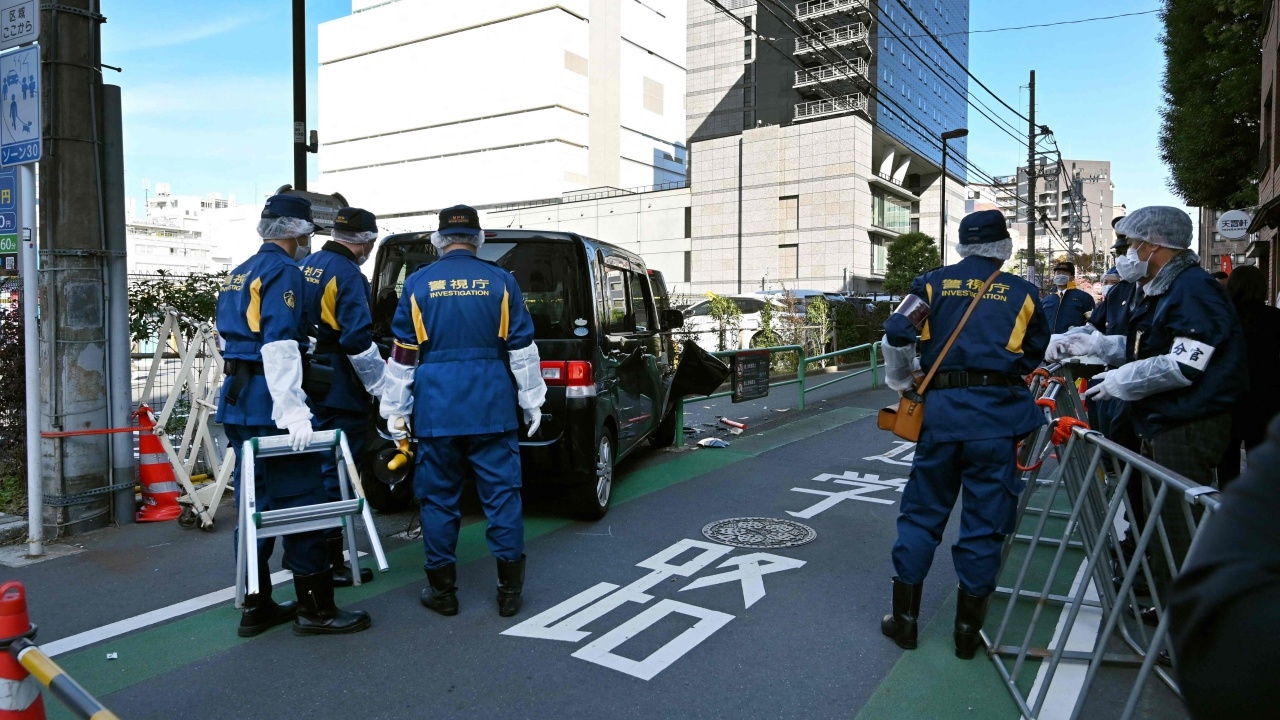 ตร.รวบตัวหนุ่มใหญ่ชาวญี่ปุ่น ขับรถพยายามพุ่งชนสถานทูตอิสราเอลในโตเกียว