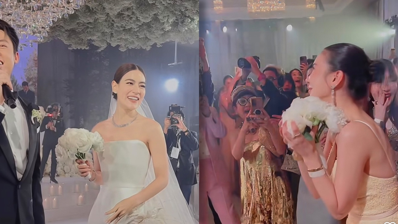 เปิดโฉมหน้า นางเอกสาว ผู้คว้าช่อดอกไม้งานแต่ง หมาก-คิม ลุ้นเป็นเจ้าสาวคนต่อไป