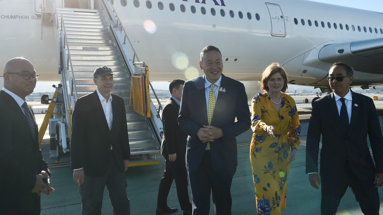 นายกฯ ถึงสหรัฐฯ ร่วมเวทีเอเปก 2023 คิวแน่น เตรียมโรดโชว์ "แลนด์บริดจ์"