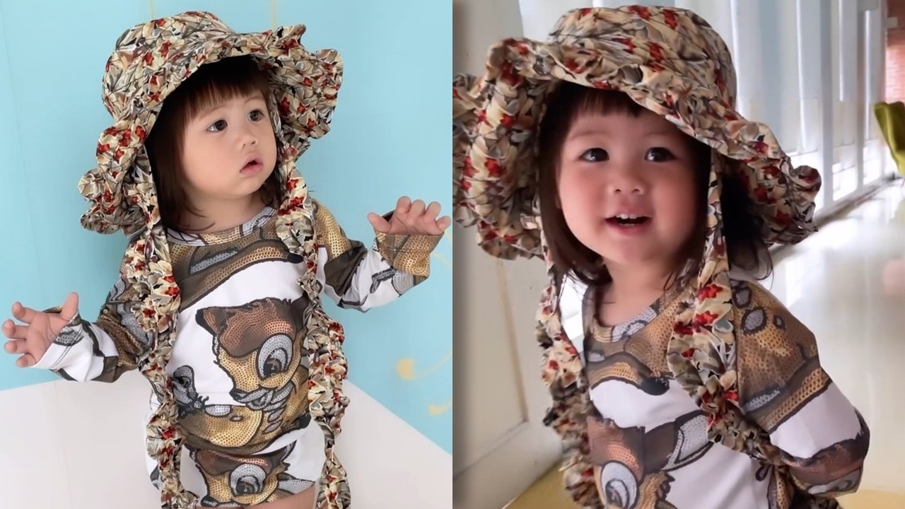 ชมความน่ารัก น้องเกล นางแบบตัวน้อย โพสท่าตามเสียงเชียร์ "โสยมาก" (คลิป)