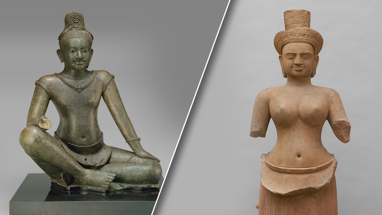 กัมพูชาเฮ  พิพิธภัณฑ์ศิลปะในนิวยอร์ก ตกลงคืนโบราณวัตถุสุดล้ำค่า 14 ชิ้น 