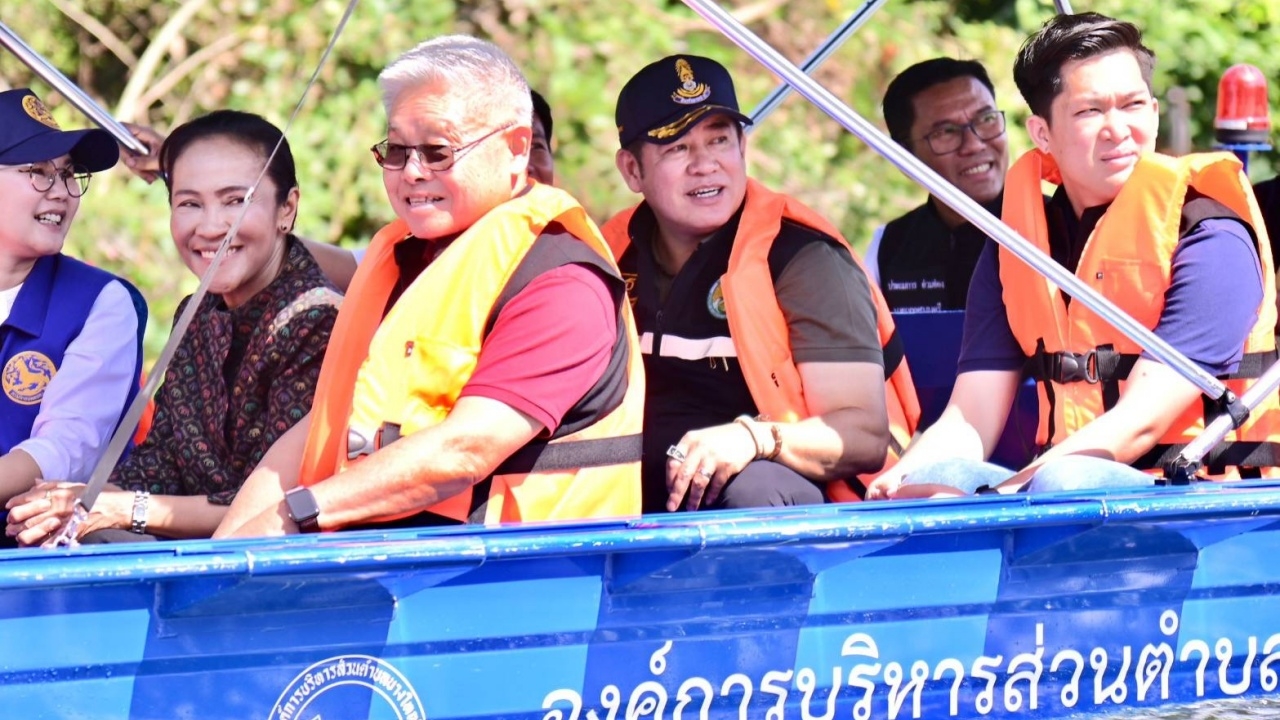"ธรรมนัส" ลุยแก้ปัญหาประตูระบายน้ำคลองบางใหญ่ หวังคืนชีวิตชุมชนริมคลอง