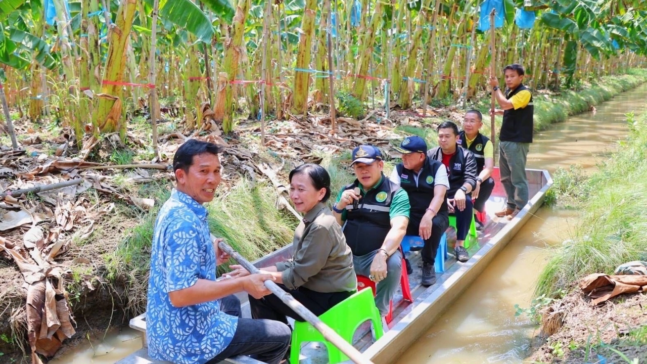 รมว.เกษตรฯ ปลื้มแปลงใหญ่กล้วยหอมทอง ปทุมฯ สร้างมูลค่าสูง ตลาดต้องการ