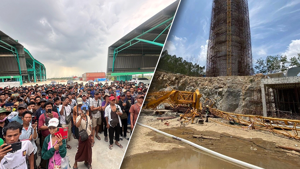 เลิกชุมนุม หลังลุกฮือรอบ 2 คนงานพม่ายอมถอย ตร.เร่งคลี่ปมแอบฝังศพบนเขา