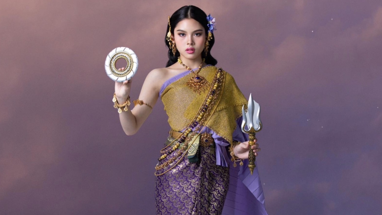 ตะลึง! น้องสาลี่ รอง 2 Next Universe Teenage 2023 แปลงโฉมเป็นนางสงกรานต์