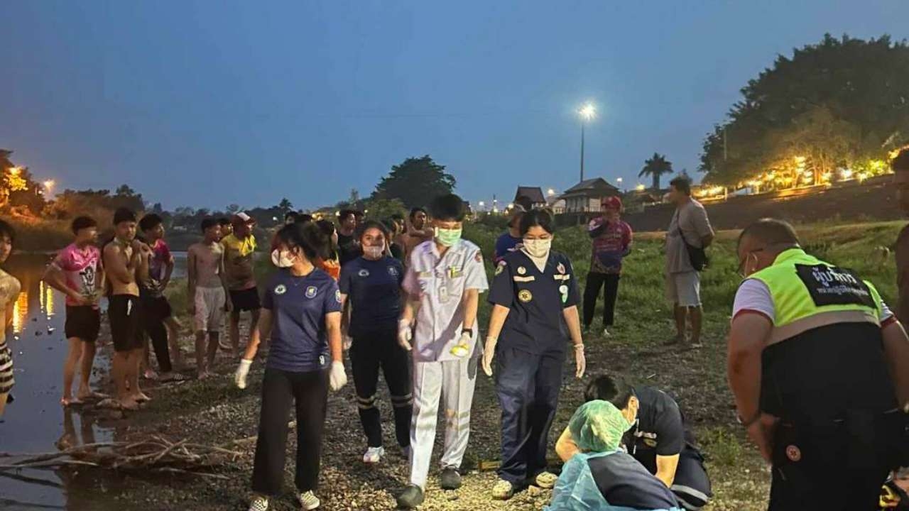 หนุ่มหาปลาพิสดาร นำเหล็กผูกเอว หวังถ่วงให้ดำน้ำนาน สุดท้ายจมดับ
