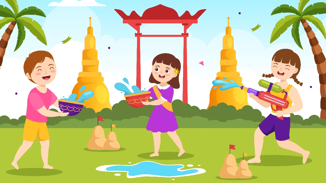 รวมรูปอนิเมะสงกรานต์ 2567 รูปการ์ตูนน่ารักๆ ต้อนรับวันสงกรานต์ 