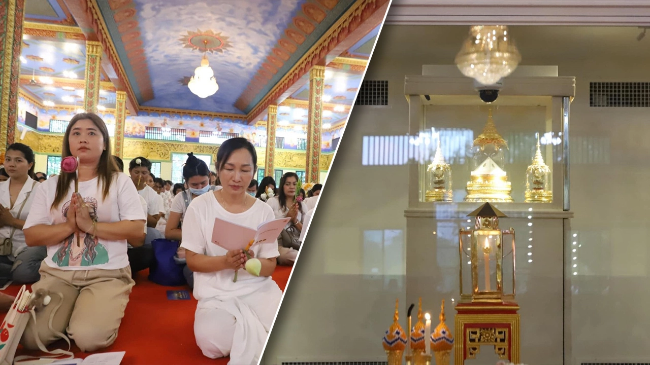 ศรัทธาเรือนแสน แห่หลั่งไหลสักการะ "พระสารีริกธาตุ" ที่กระบี่