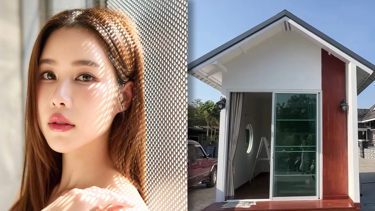 ดาราสาวทำบุญ 100 วันคุณพ่อ เพิ่งรู้ประเพณียกบ้านให้วัด (คลิป)