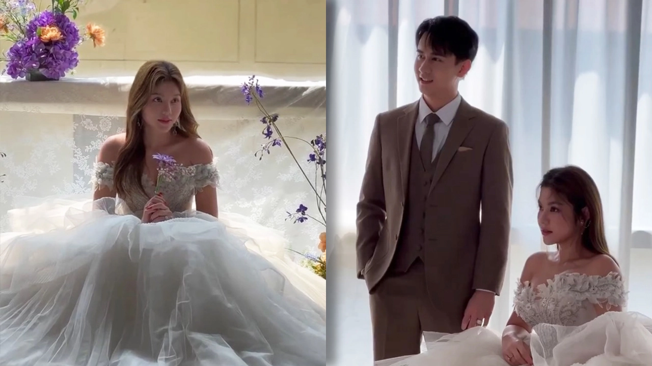 ชมเต็มๆ นักร้องสาวควงว่าที่สามีถ่ายพรีเวดดิ้ง สวยหล่อมากทุกชอต (คลิป)