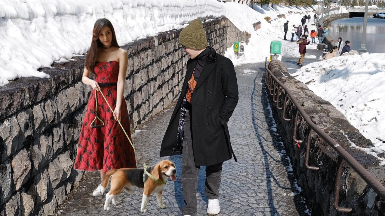 คิดถึงหนักมาก พระเอกดังคลั่งรักแฟนสาว ทำภาพตัดต่อเที่ยวญี่ปุ่นด้วยกัน