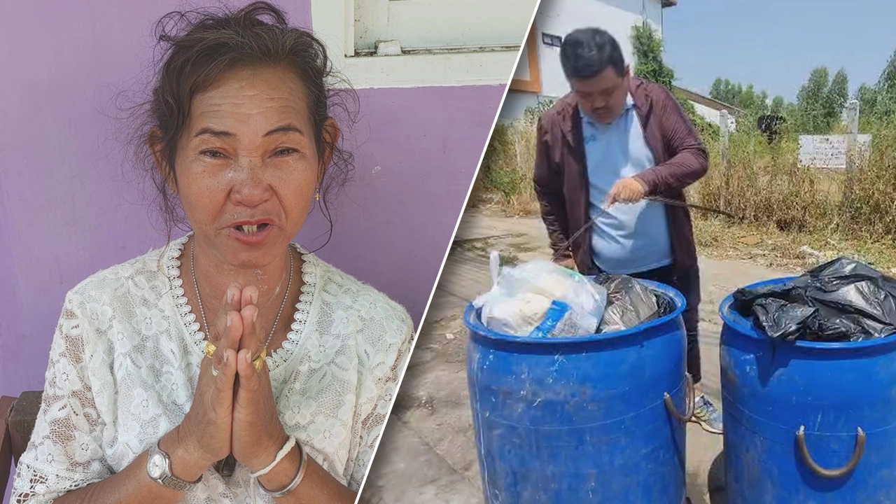 ตายายขับสามล้อคุ้ยขยะ ถูกหาขโมยแหวนเพชร ร่ำไห้ตัดพ้อคนจนก็มีหัวใจ  